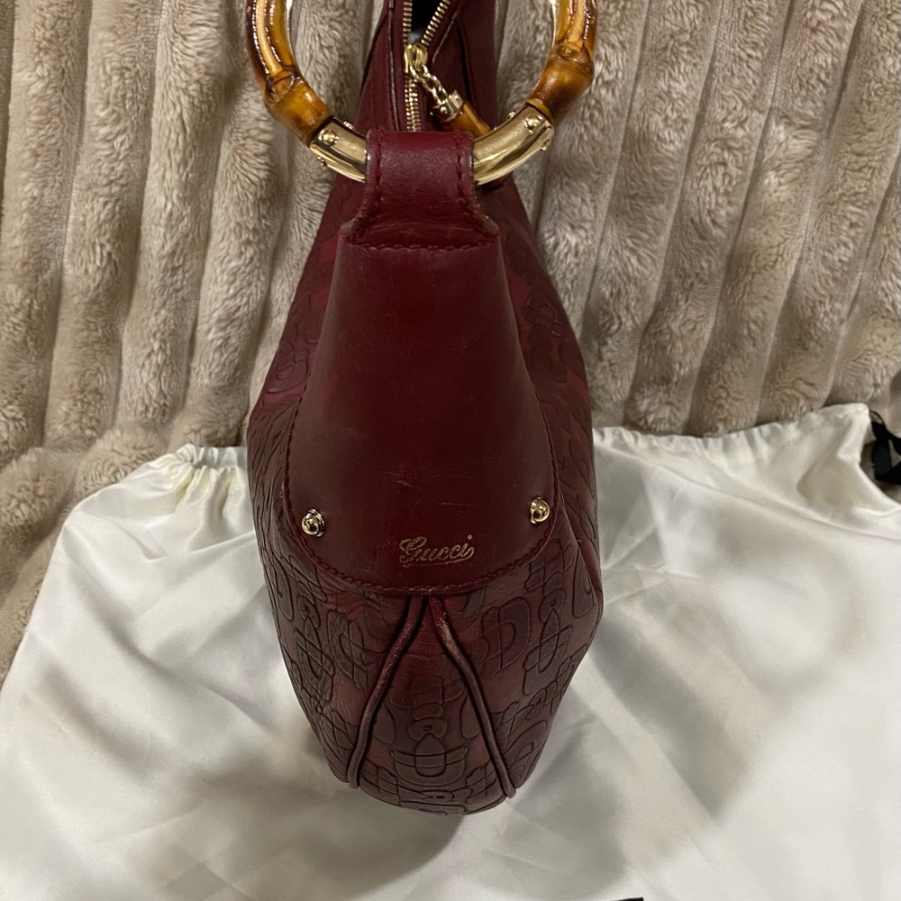 Gucci Bamboo Ring Half-Moon Bag - Picture 3 of 11